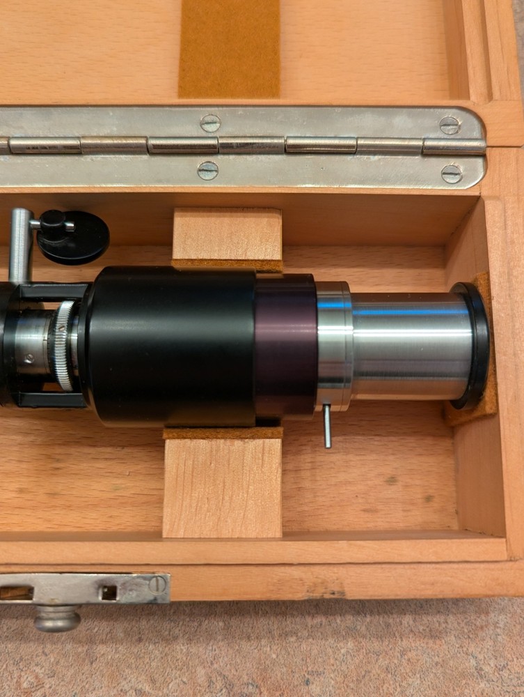 vintage carl zeiss pupillary hand spectroscope microscope