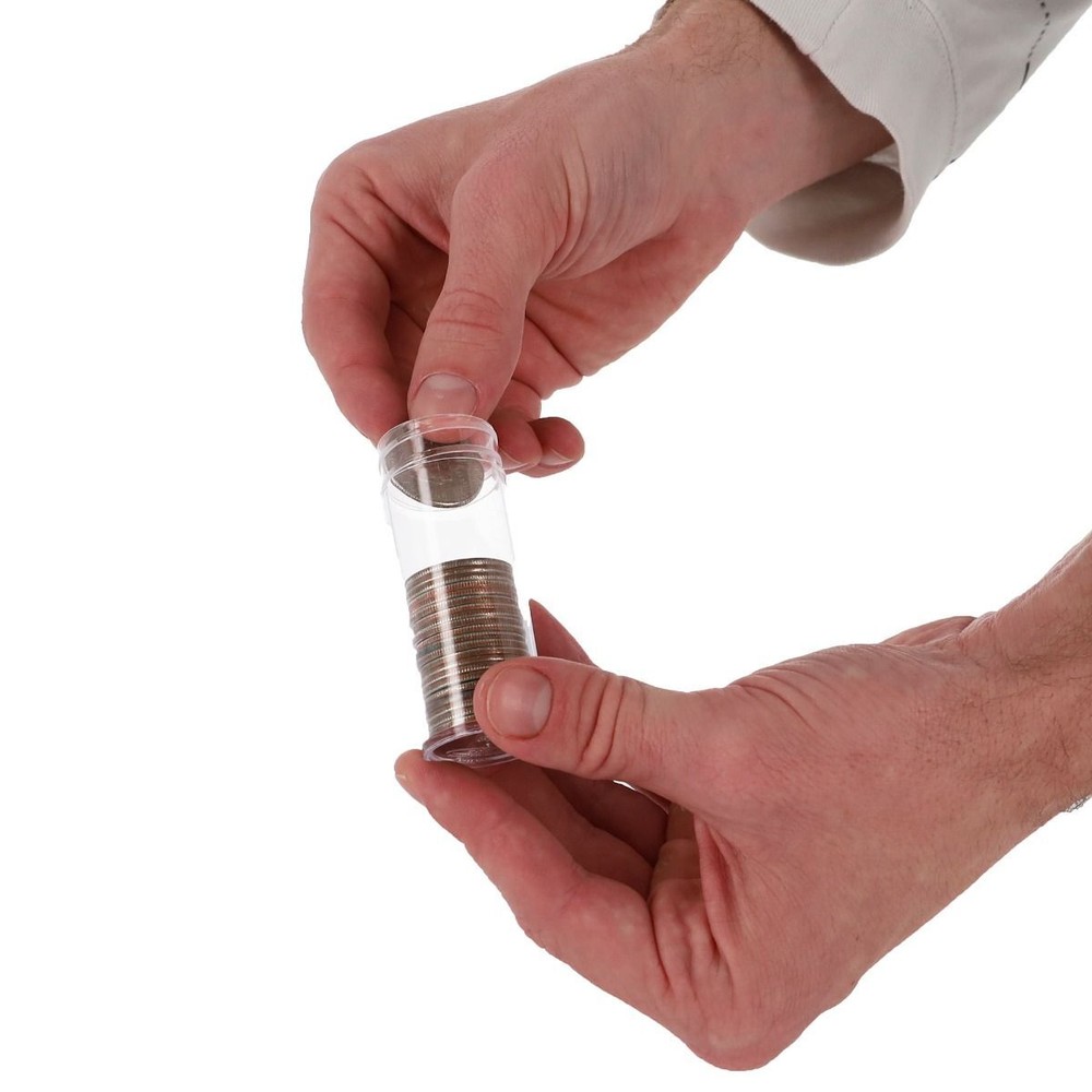 10 BCW Quarter Sized Coin Tubes
