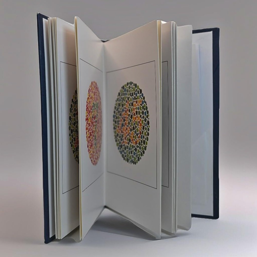 Ishihara Test Chart Book Color Deficiency Test Easy Reference Vision Testing
