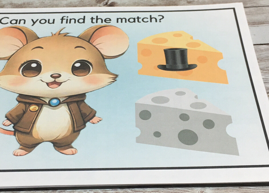 Interactive Learning Books for Children - Which Cheese