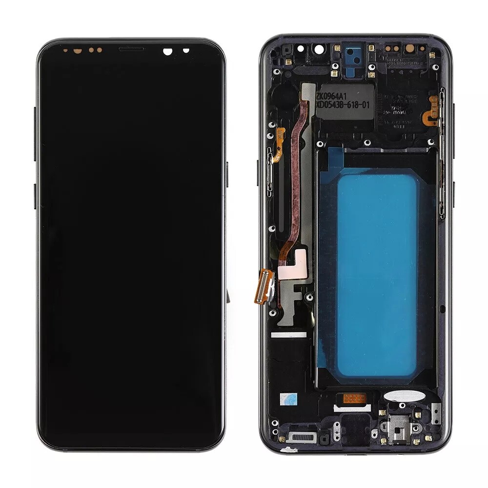 For Samsung Galaxy S8+ Plus G955 LCD Touch Screen Digitizer Replacement Frame