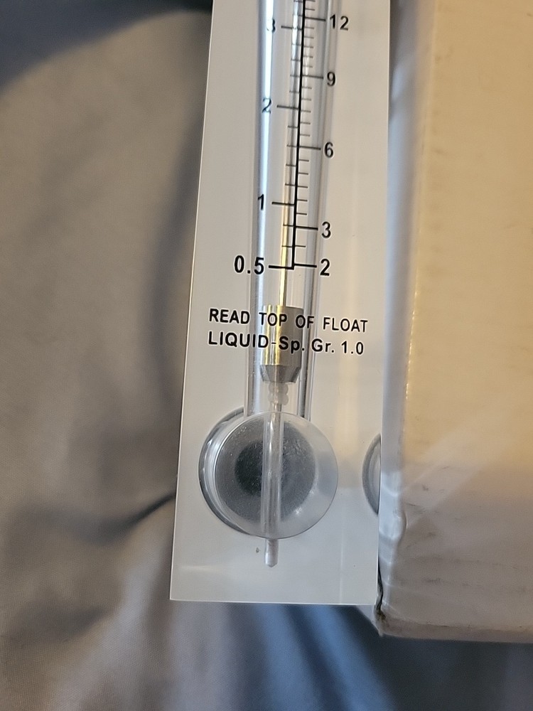 New ZYIA LPM-GPM Liquid Measuring Panel Type Flow Meter
