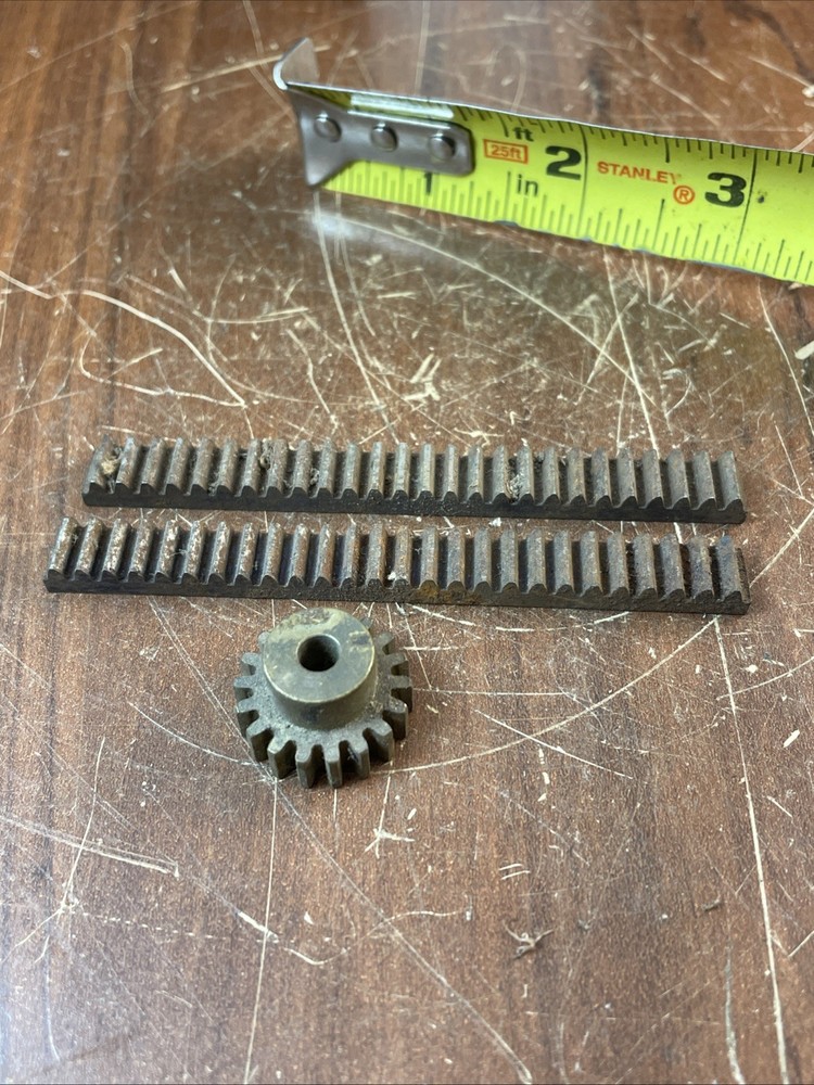 Vintage miniature Rack And Pinion Set