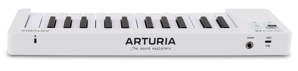 Arturia MICROLAB MK3 White 25-Key MIDI USB Keyboard Controller+Pro Software