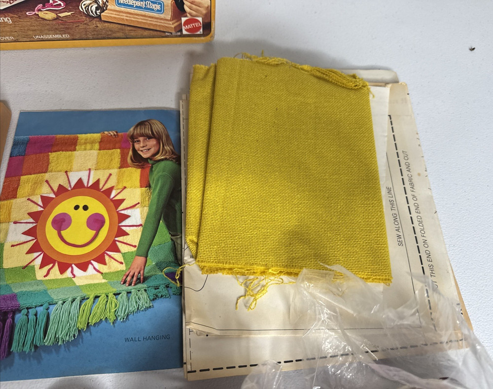 Vintage 1975 Mattel Needlepoint Magic Machine #9038 - READ