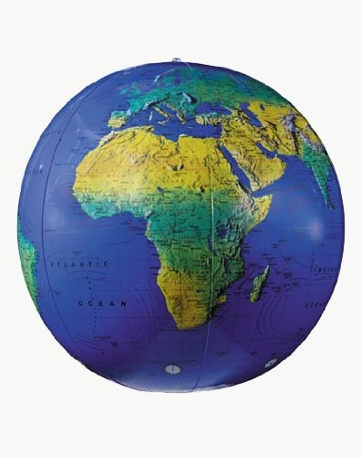 Replogle Inflatatable Globe , Dark Blue 27"