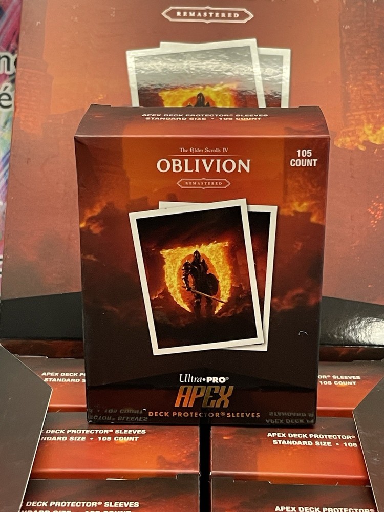 NEW The Elder Scrolls IV: Oblivion Remastered 105ct APEX Deck Protector Sleeves