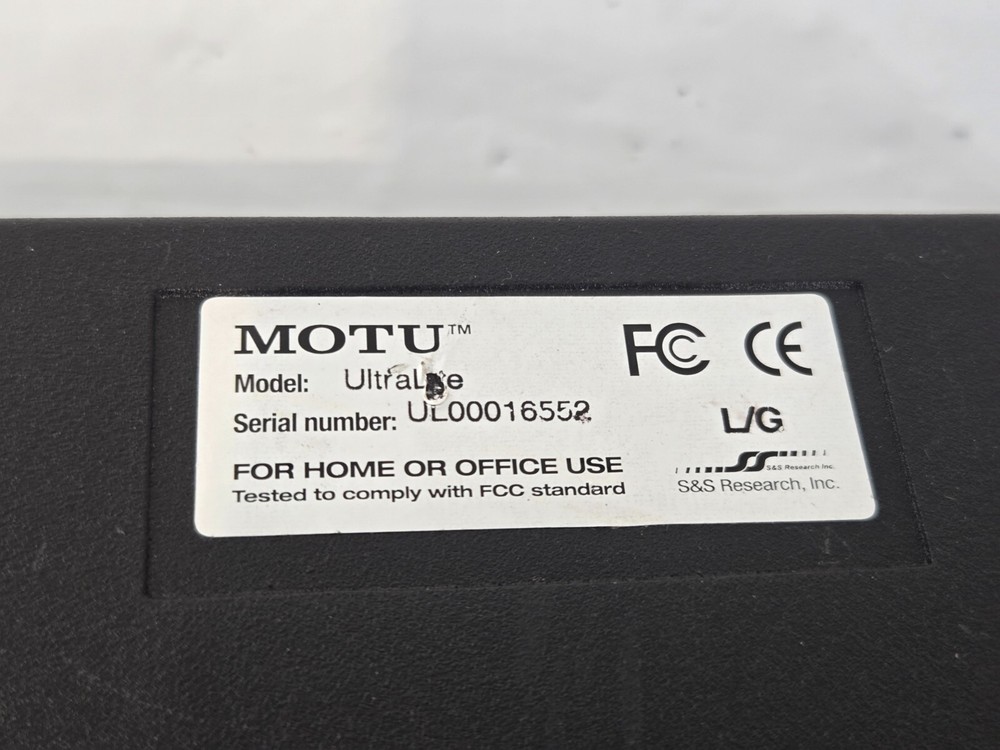 MOTU UltraLite mk1 Recording Interface