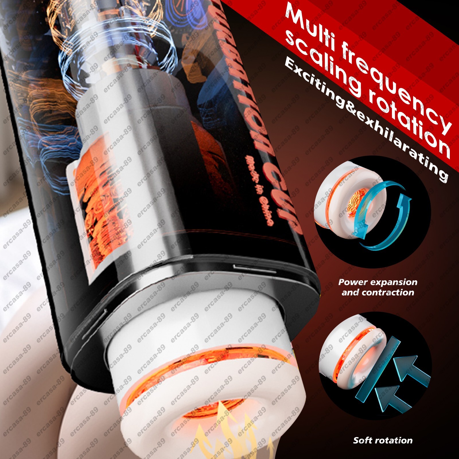 Juguetes Sexuales Para Hombres Masculino Vibrador Masturbador Vagina USA