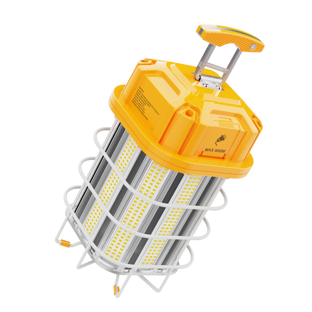 125W LED Temporary Work Light Portable Hanging Work Construction Light 5000K ETL