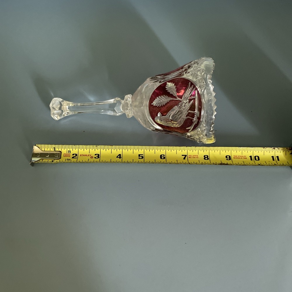 Crystal-glass Bell Ruby Bird