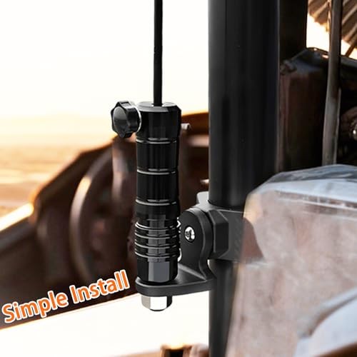 2 Pack Quick Release Flag Pole Holder – One-Click Whip Flag Mount Base for