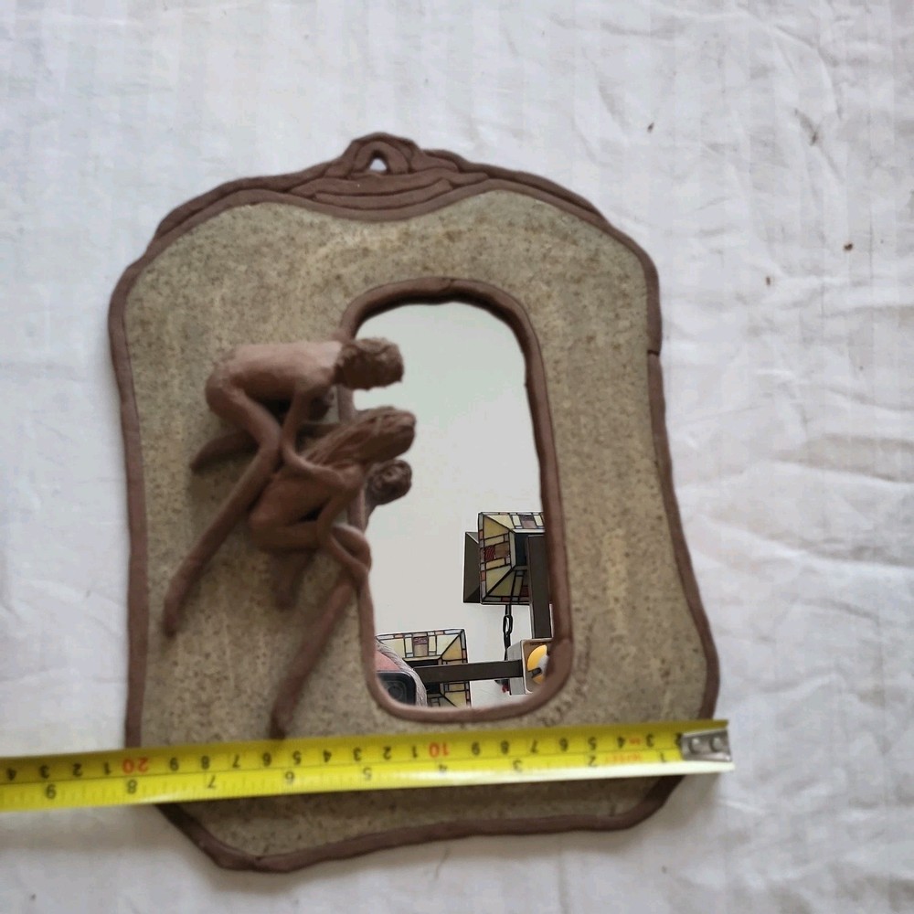 Unique Handmade Vintage Couples Reflections Mirror