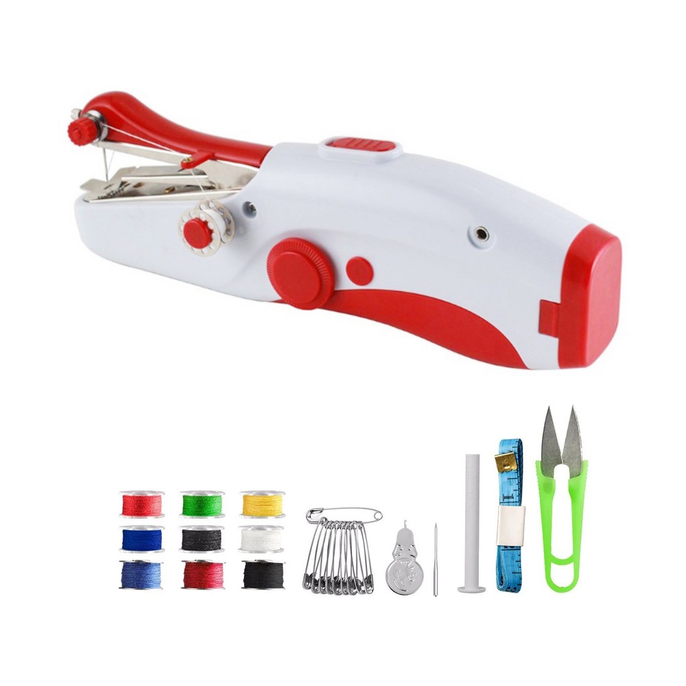 Lightweight Portable Mini Compact Handheld Sewing Machine Travel Home Tool