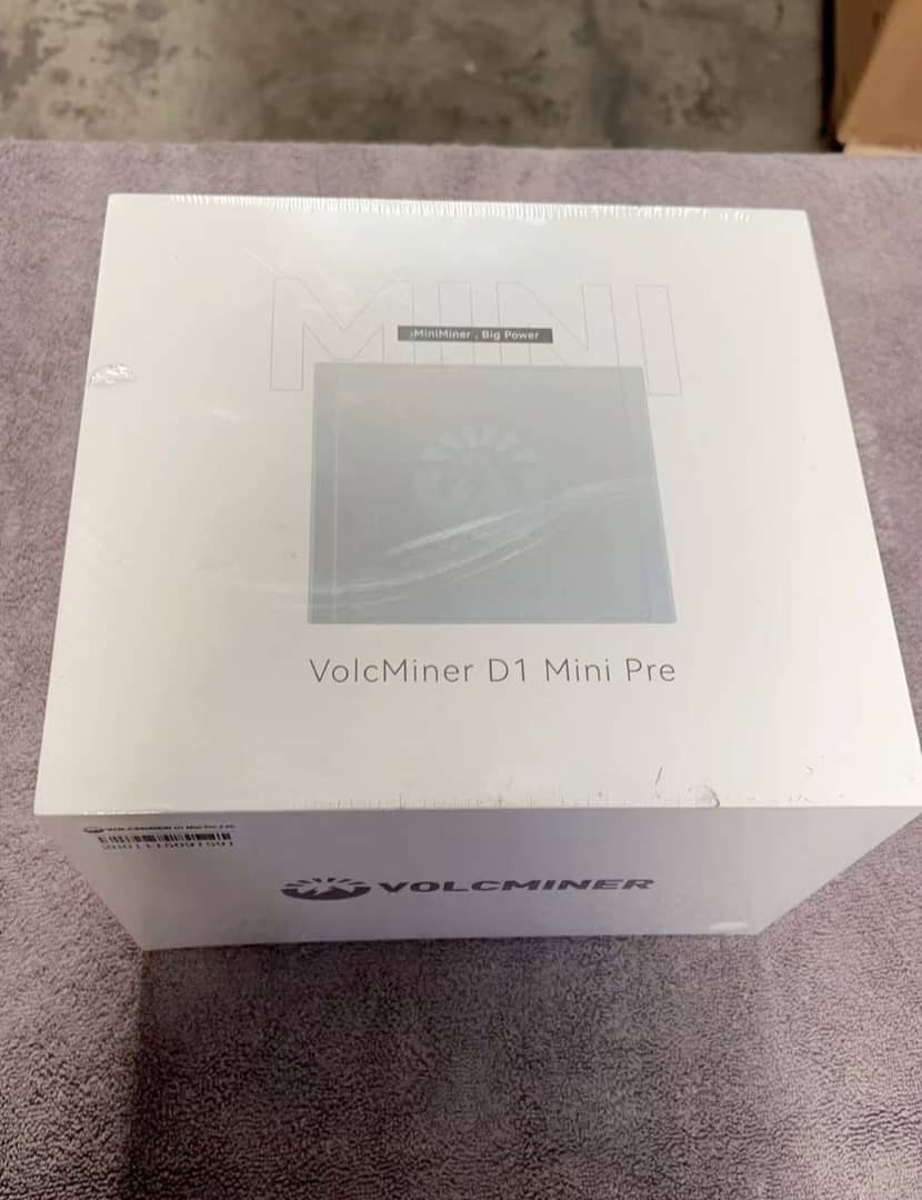 US Stock VolcMiner D1 Mini Pre LTC&Doge Coin Miner 2.2Gh/s 500W Last One CA TX