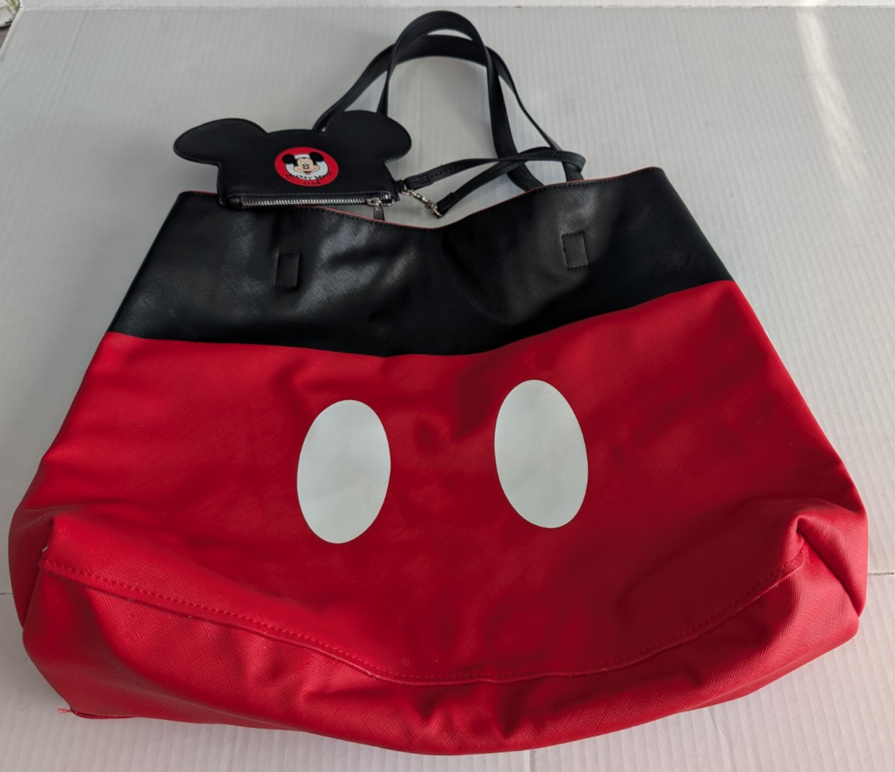Minnie Mouse Disney Parks Reversible Tote with Mickey Mouse Clubhouse coin purse