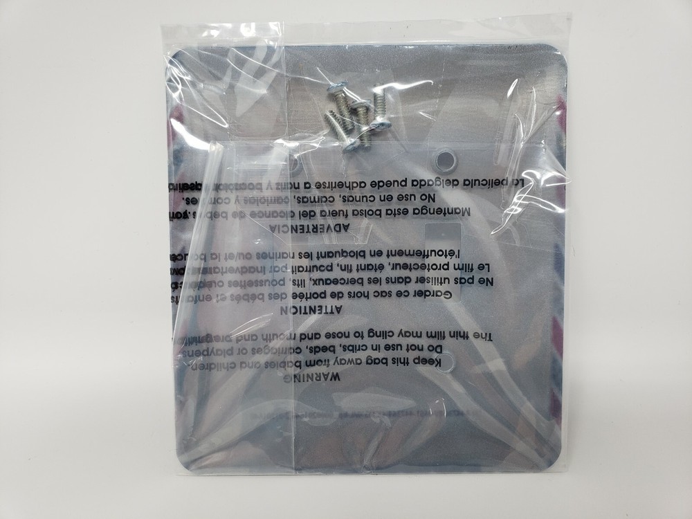 Multi-Color Chevron Metal Double Toggle Switch Plate Cover