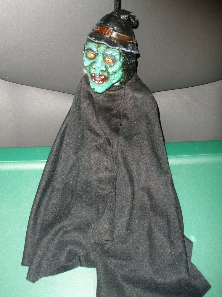 Halloween Hanging Witch 17" EUC