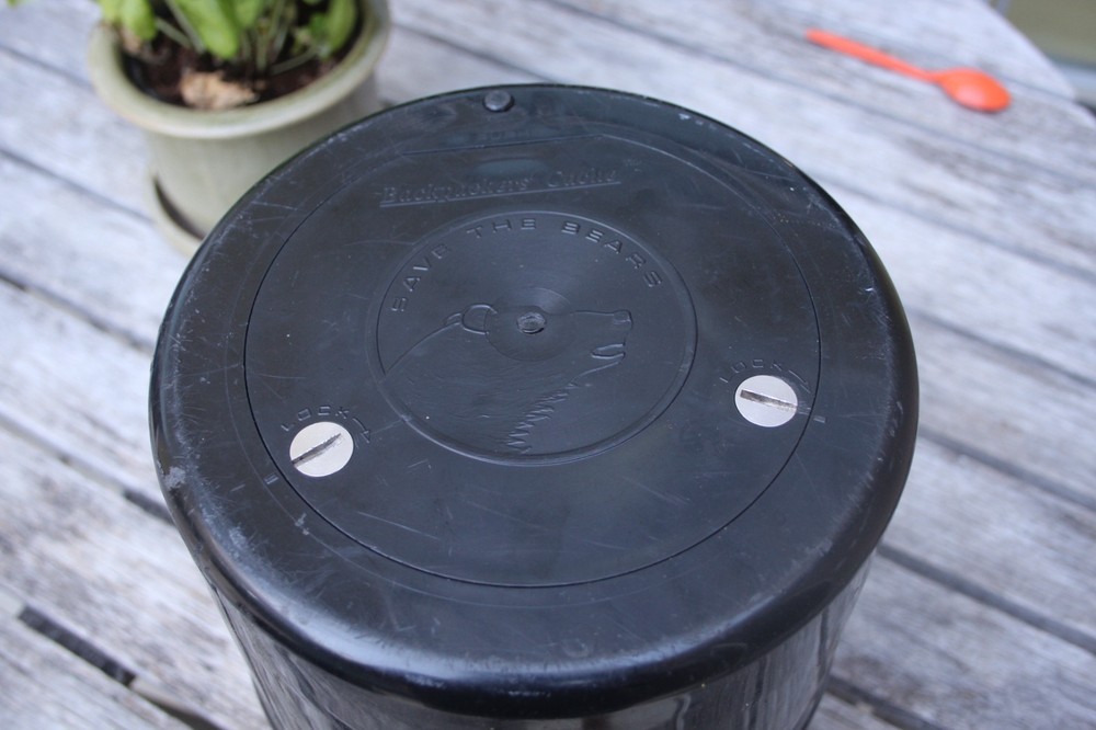 GARCIA BACKPACKER'S CACHE BEAR PROOF CANISTER CAMPING FOOD STORAGE