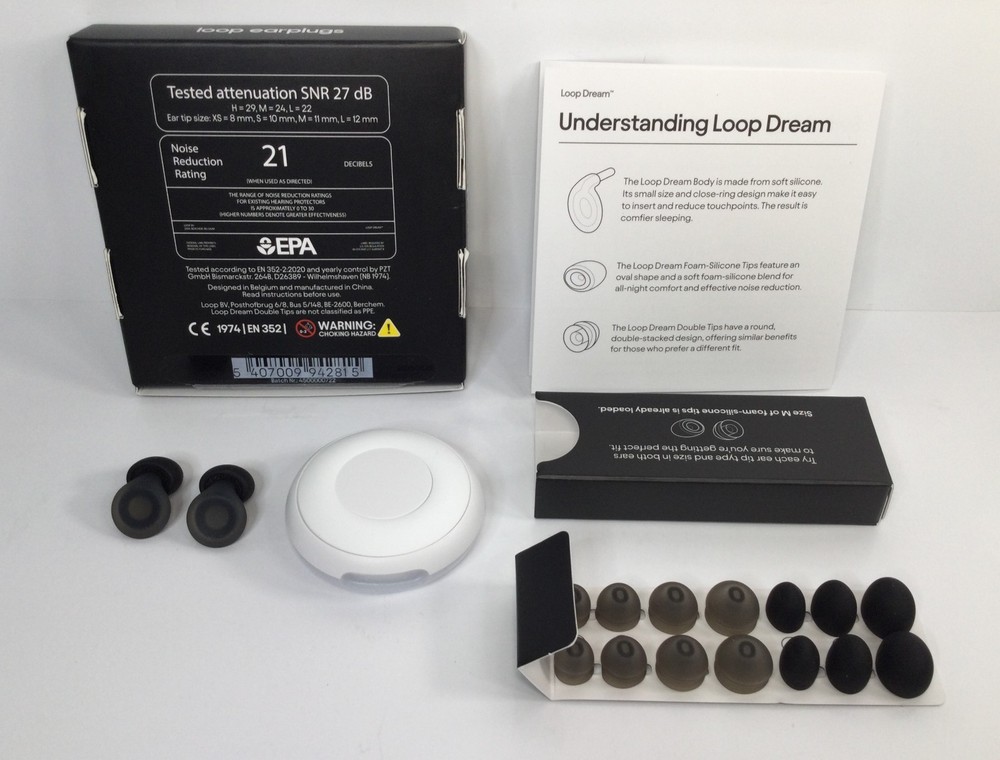 Loop Dream – Silicone/Memory Foam Earplugs for Sleep Comfort