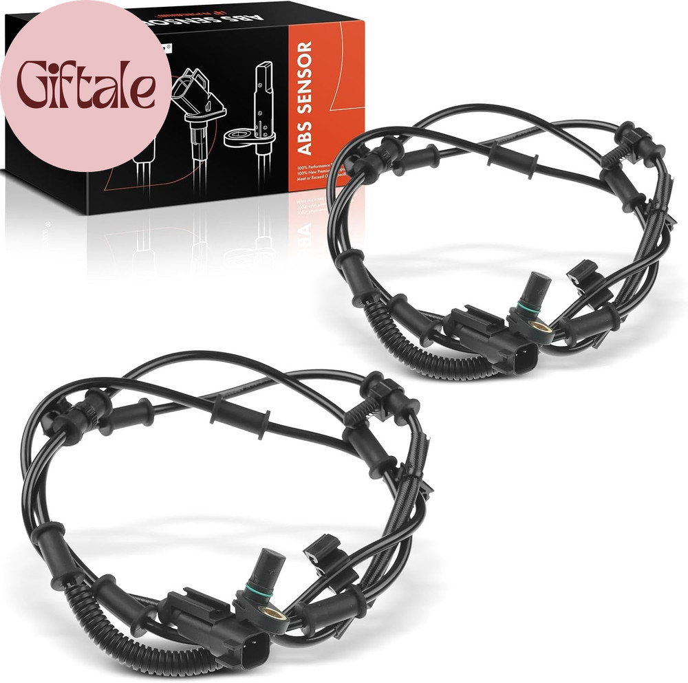 2PC Front ABS Wheel Speed Sensor Compatible with Ram 2500/3500 2014-2018, off Ro