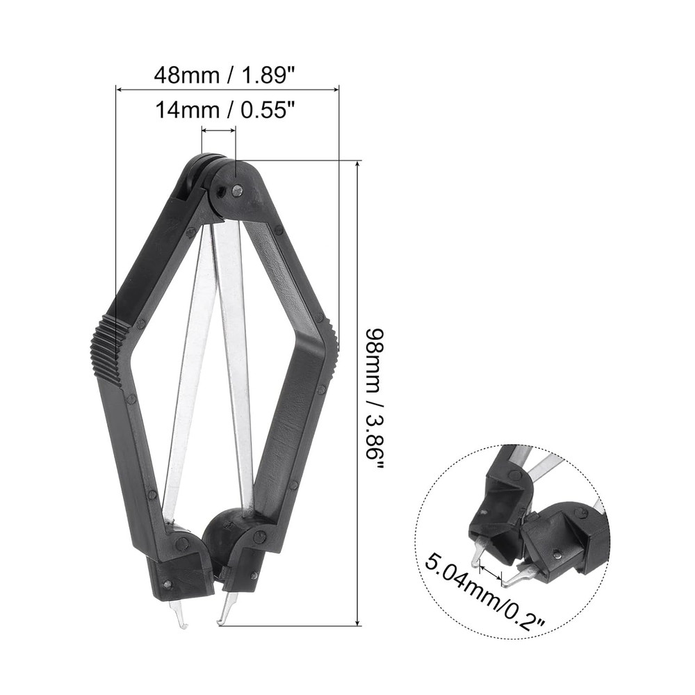 Professional Tool PLCC IC Extractor (WTS-610) Chip Spring Assisted