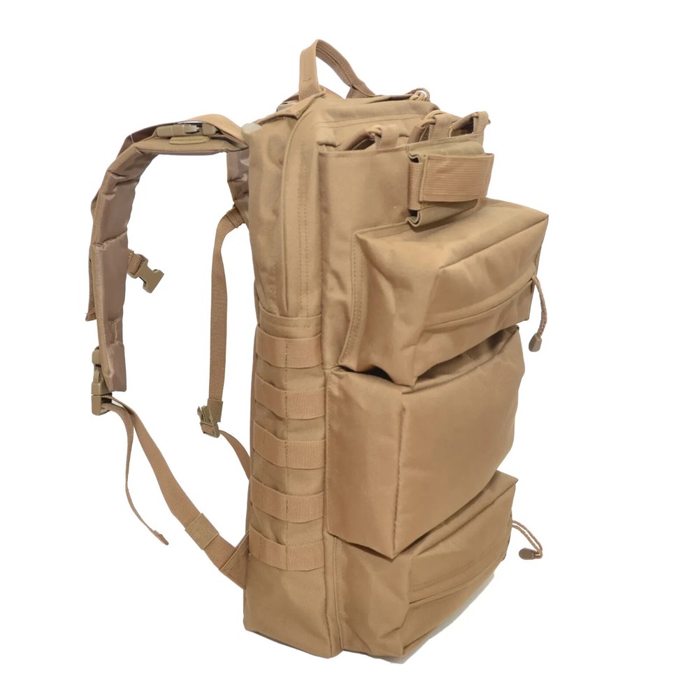Tactical Backpack Range Bag, Magazine Holder, Hydration Bladder Outlet, Molle