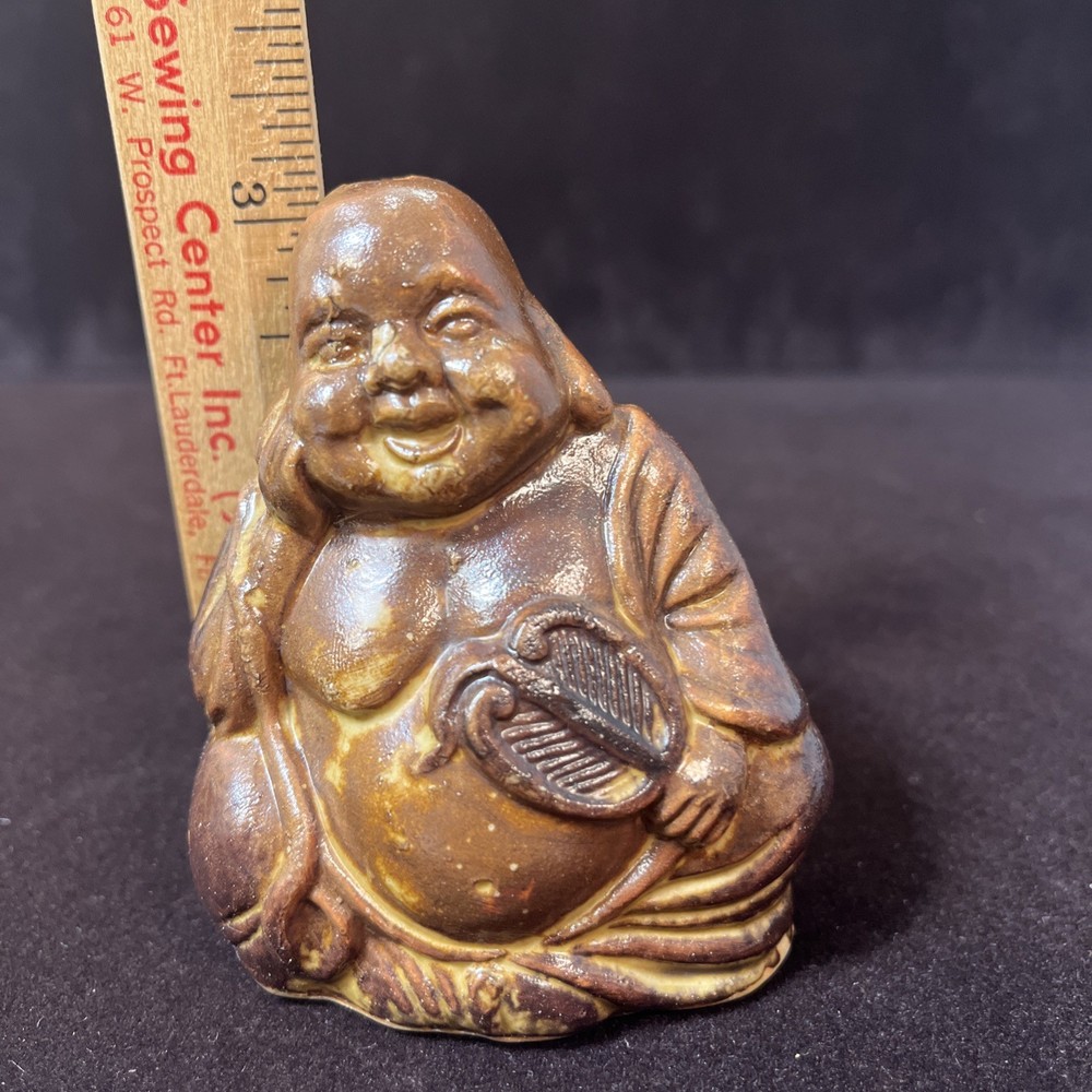 1 Small Stoneware Budda Incense Burning
