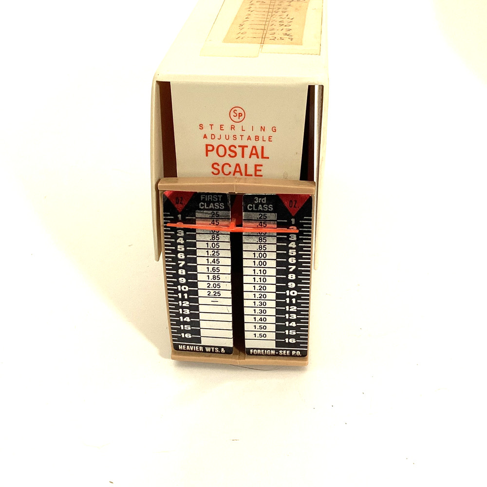 Vintage Sterling Adjustable Postal Scale