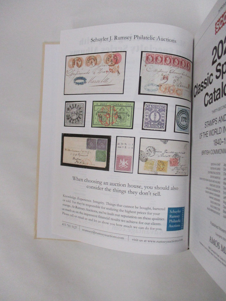 2026 Scott Classic Catalogue of Worldwide Stamps and Covers 1840-1940