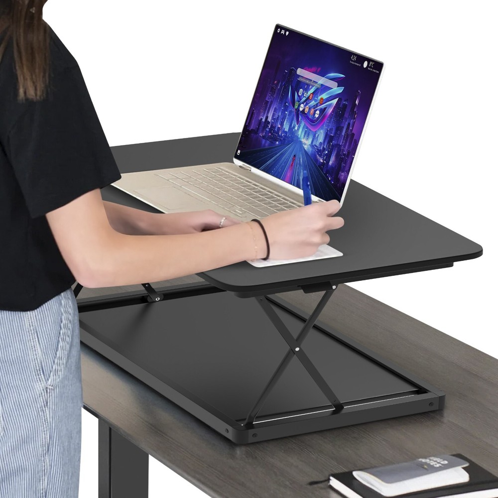 Standing Desk Converter for Laptops Desktops Riser Conversion Stand Topper cheap