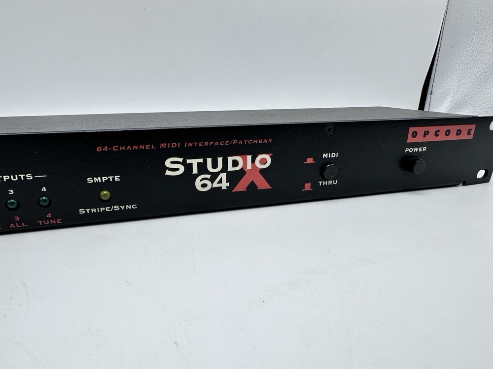 Opcode Systems Studio 3 MIDI Interface & Synchronizer -Working- Vintage Gear
