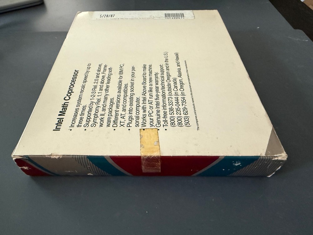 Rare - NIB Intel D8087 complete with Retail Packaging