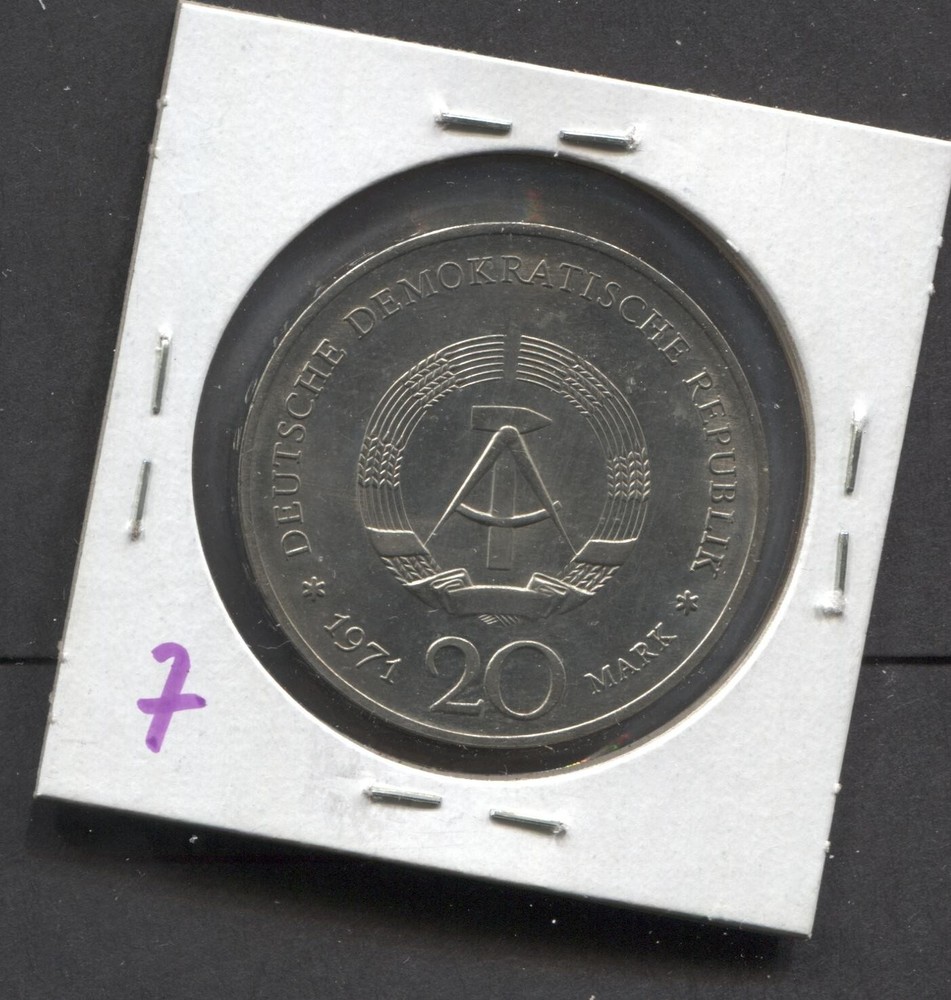 1971-Germany-20 Marks-UNC