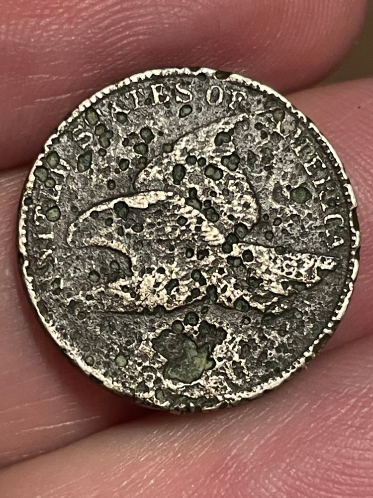 1856-1858 Flying Eagle Penny Cent- About Good Details