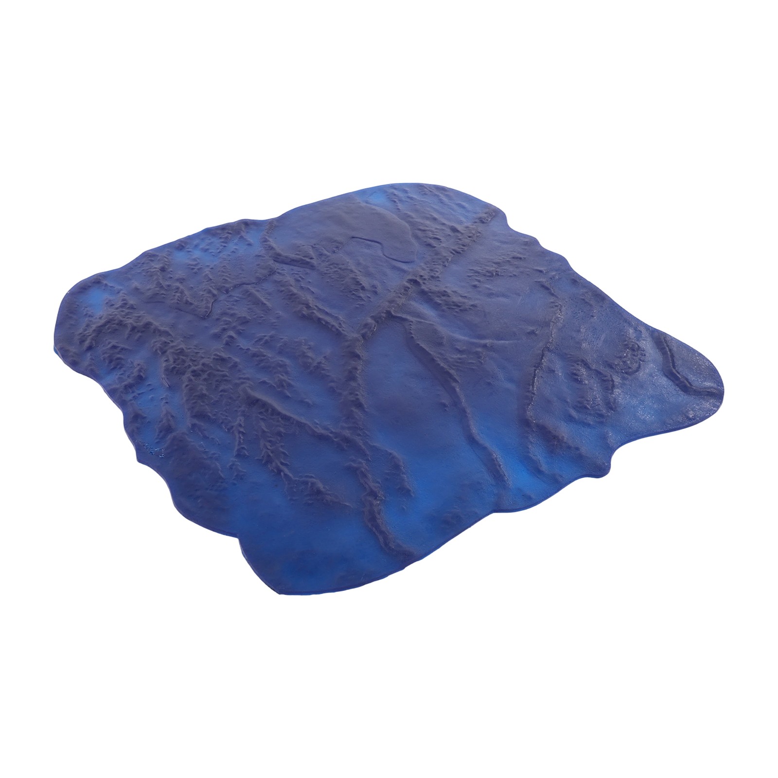 36" X 36" Slate Stone Texture Decorative Concrete Cement Stamps Mats Blue