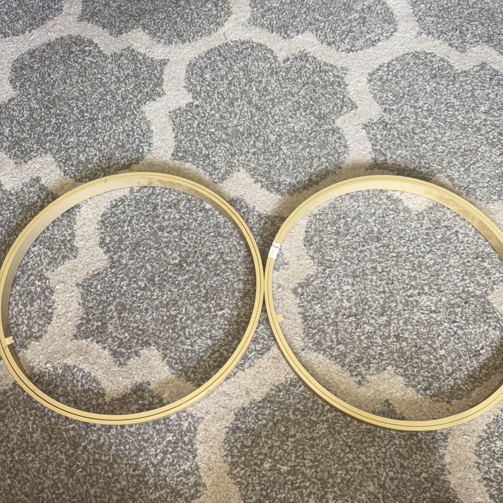 2 New Needlework Framing Hoops 14"