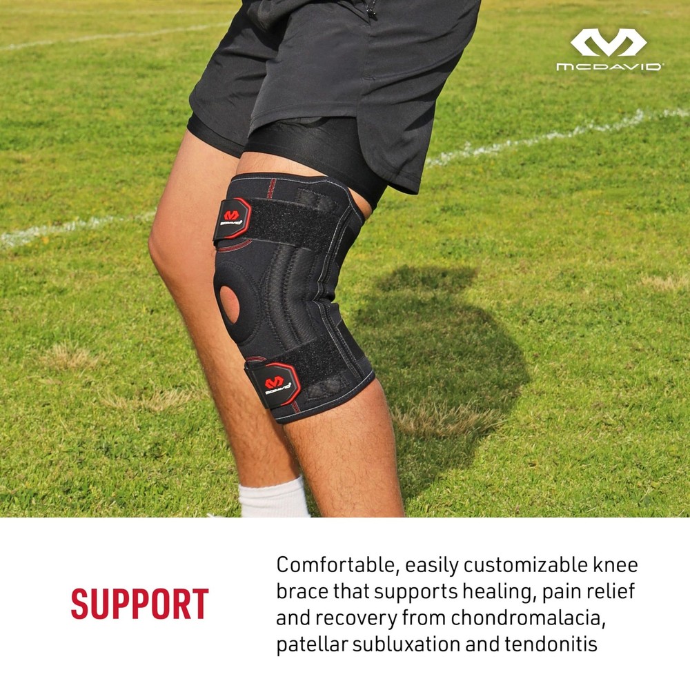 McDavid Knee Brace, Knee Support & Compression for Knee Stability, Patella Te...