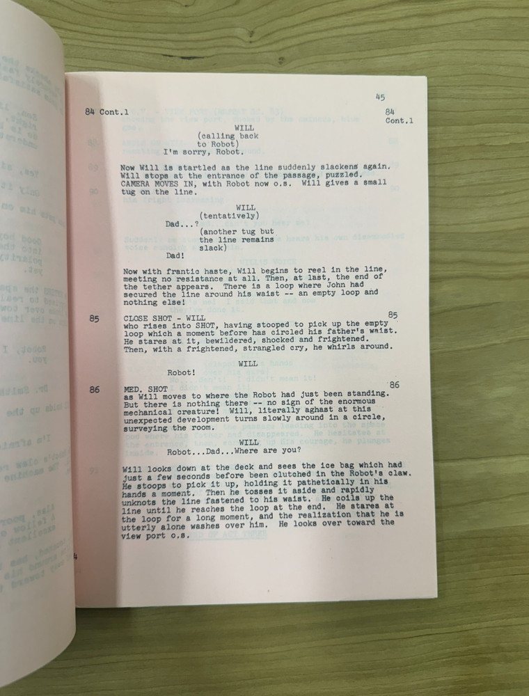Lost in Space "The Space Creature" Original Sci Fi TV Show Script - Irwin Allen