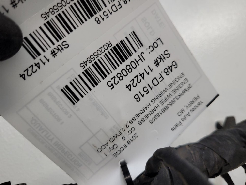 2015 2016 2017 2018 FORD EDGE Engine Wire Harness