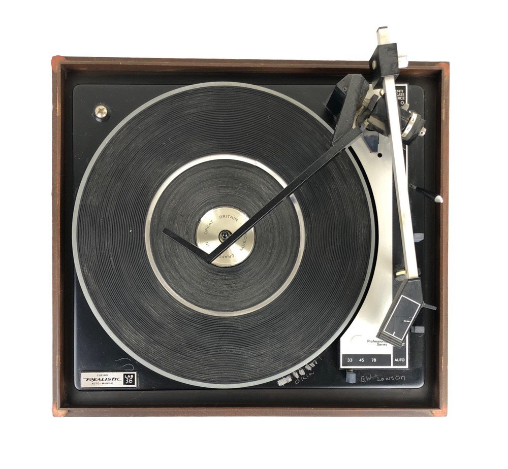 Vintage Realistic LAB 36 Automatic Turntable Untested