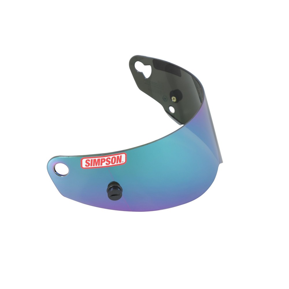 Simpson Racing 89402 Helmet Shield Replacement Iridium Metalized Finish - Each