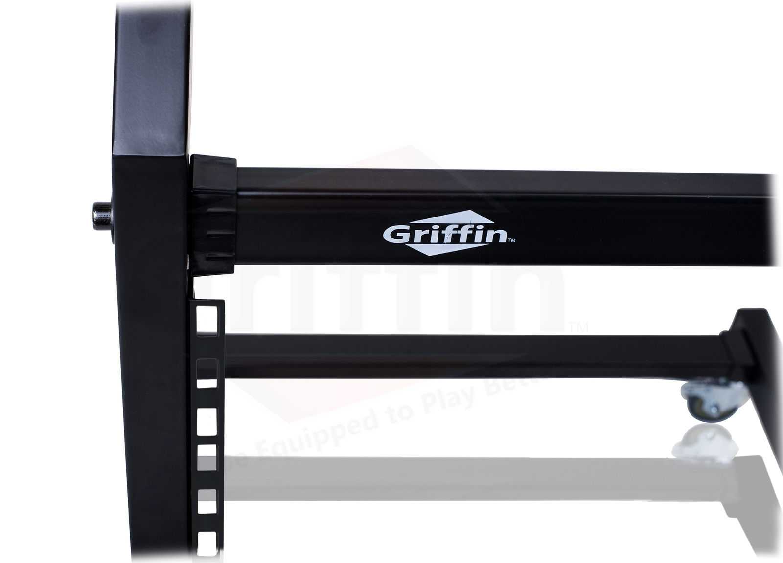 GRIFFIN Rack Mount Stand - Music Studio Recording Mixer Cart Rail Gear Holder