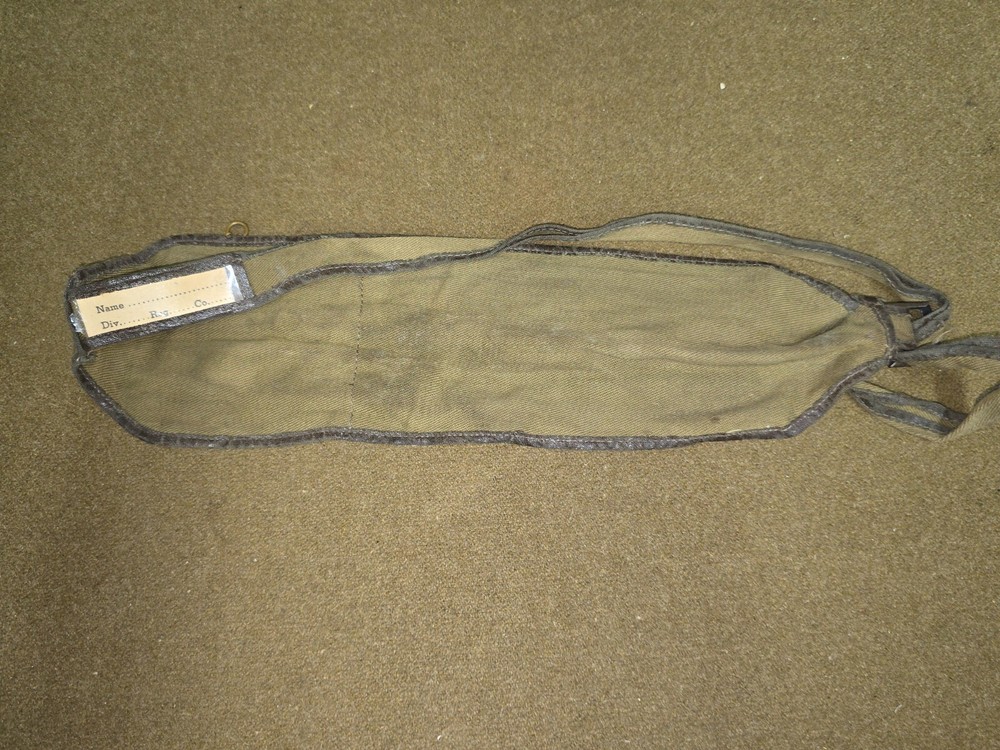 WWII Money Belt with Blank Name Tag Insert