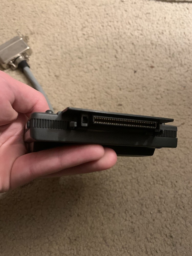 ATARI HPC-101 Portfolio Parallel Interface Serial Port Interface Grey Pink