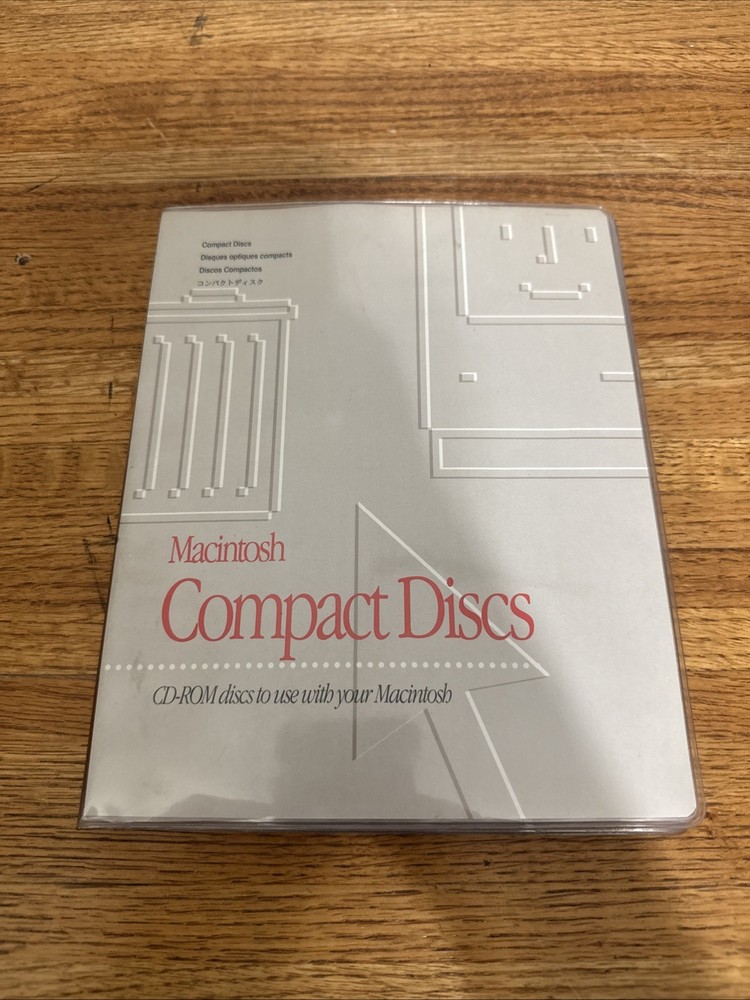 Vintage Apple Macintosh Compact Discs CD-ROM Software Bundle Encyclopedia iMac