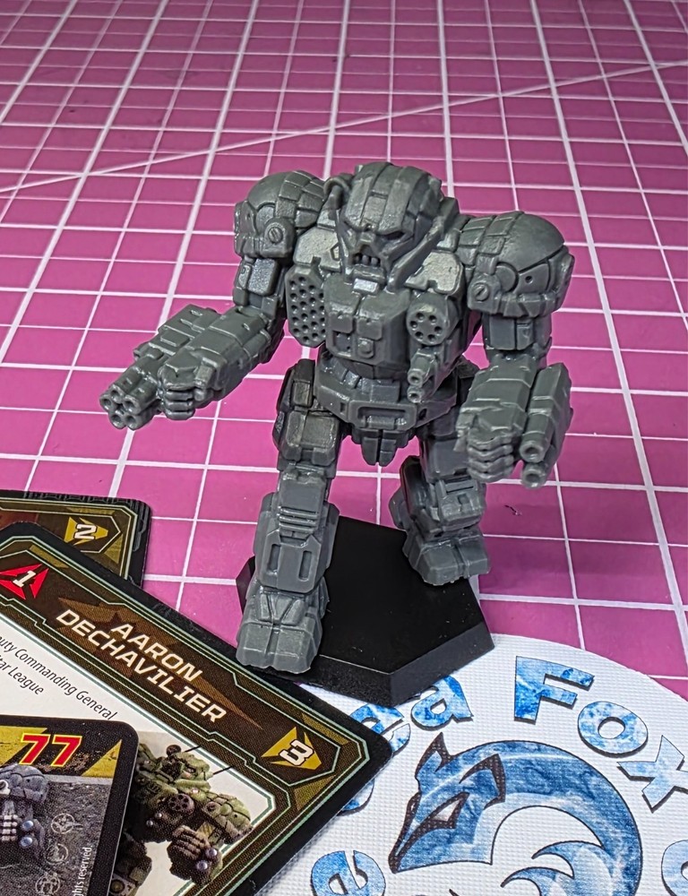 BattleTech Atlas II Mech -- Star League Command Lance + Cards