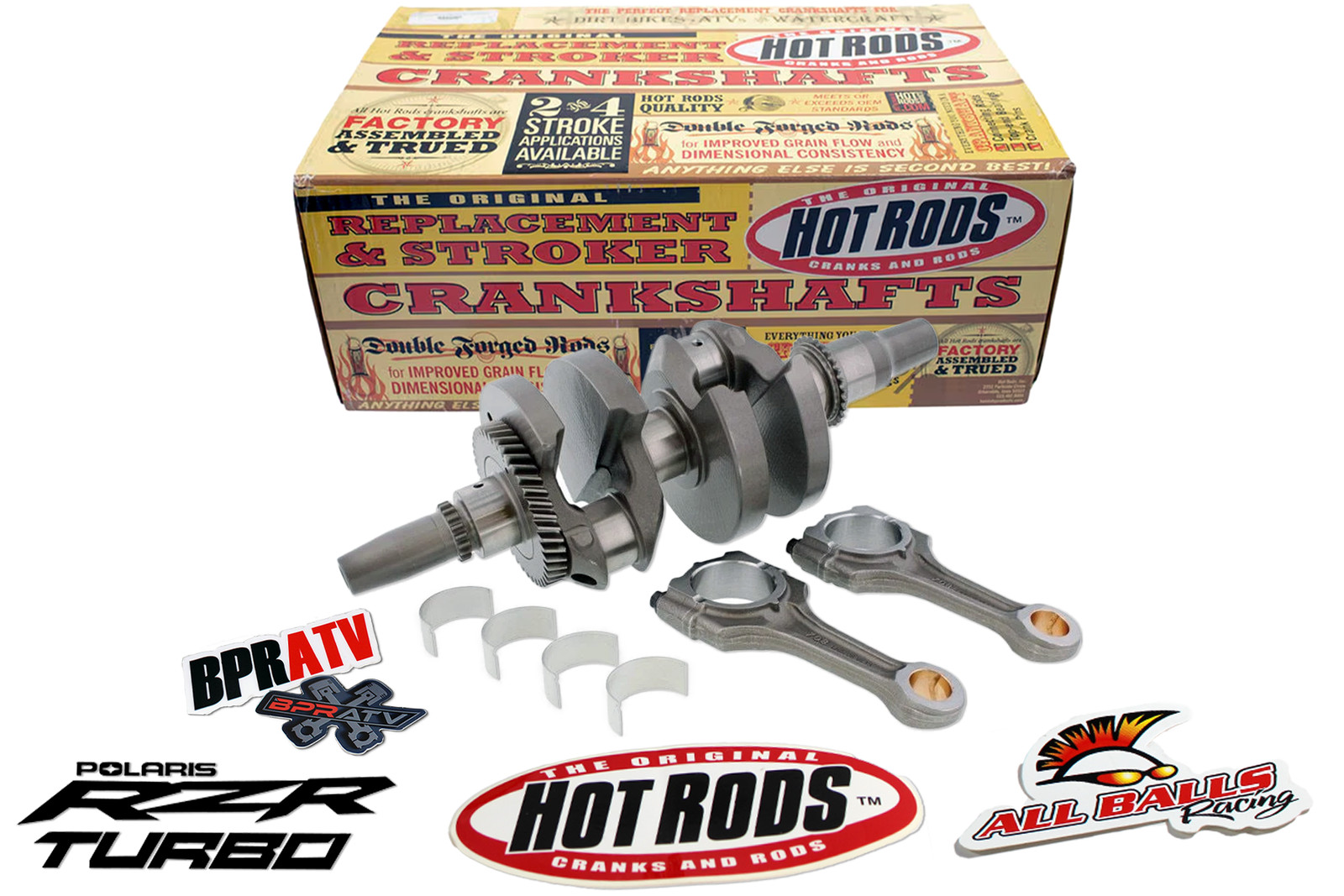 Hot Rods Crankshaft Kit Polaris RZR Turbo Bearings Seal RZR XP Turbo S 2018–2020