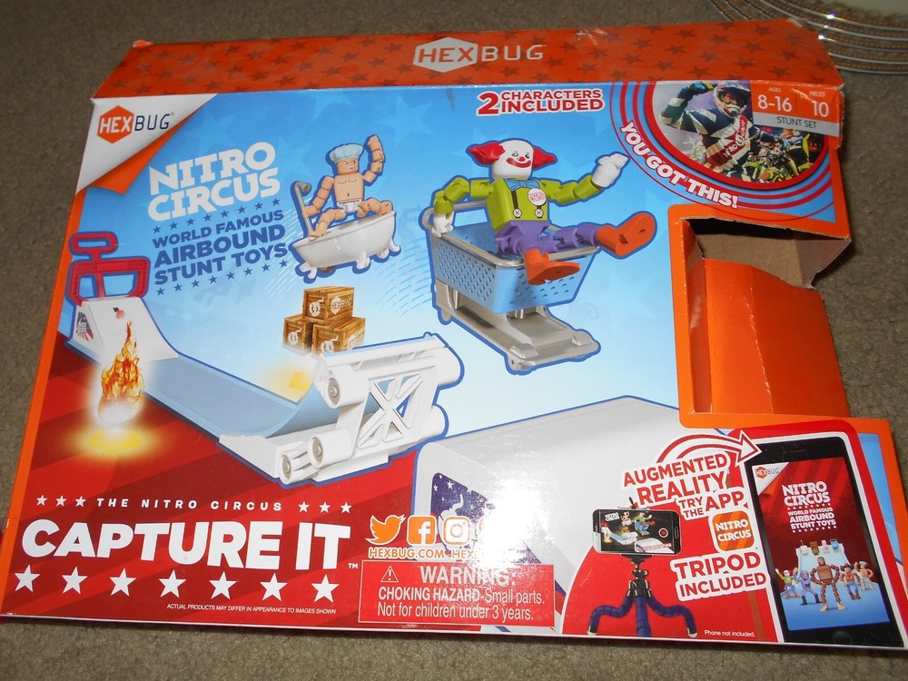 Innovation First Labs - Hexbug Nano Nitro Circus - Capture It! 2 Figures Stunt