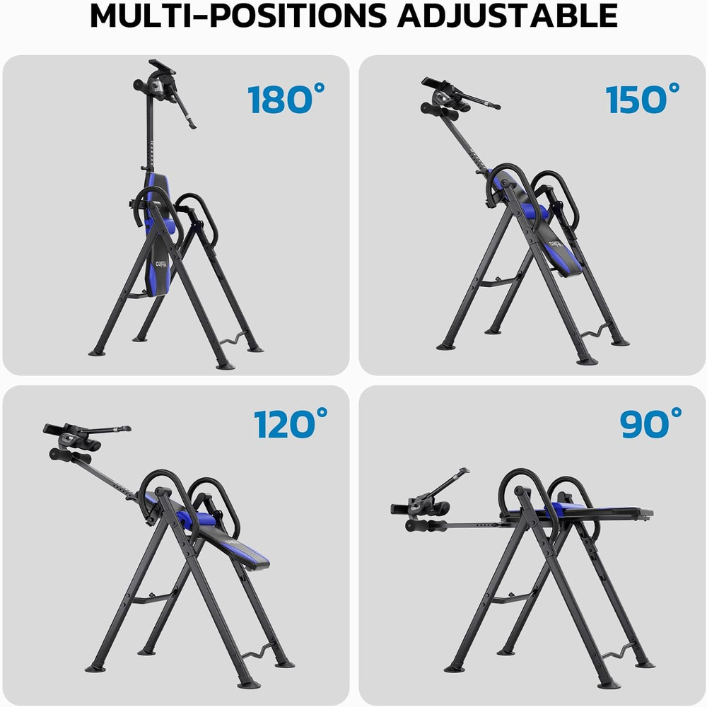 YOLEO Gravity Inversion Table for Back Pain Relief 2026 New Inversion Table W/Lu
